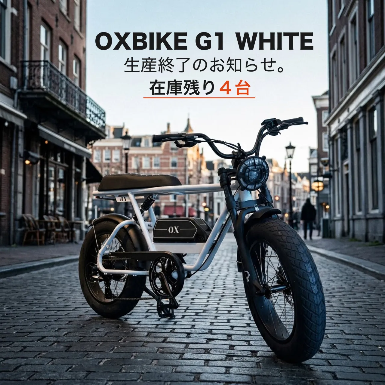 スタイリッシュなデザインでご好評をいただいていた「OXBIK...